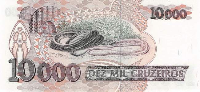 10000 Cruzeiros 1990